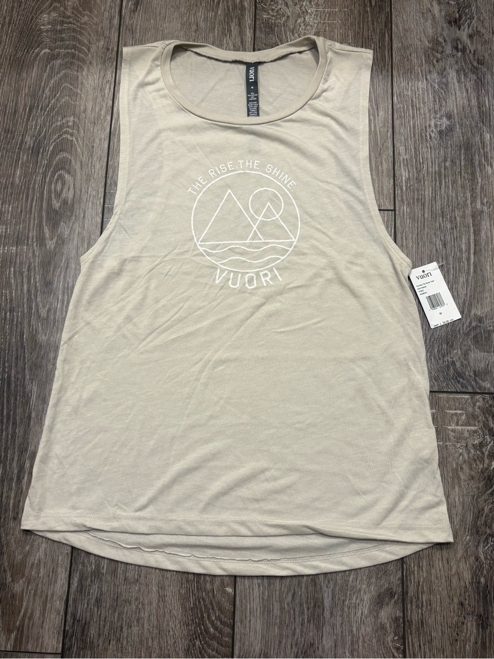NWT Vuori ‘The Rise The Shine’ Tank Top- Size Medium